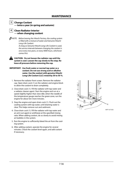 Hitachi 8T Excavator Operators Manual - Image 8