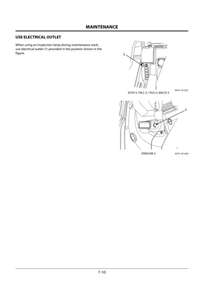 Hitachi 8T Excavator Operators Manual - Image 7