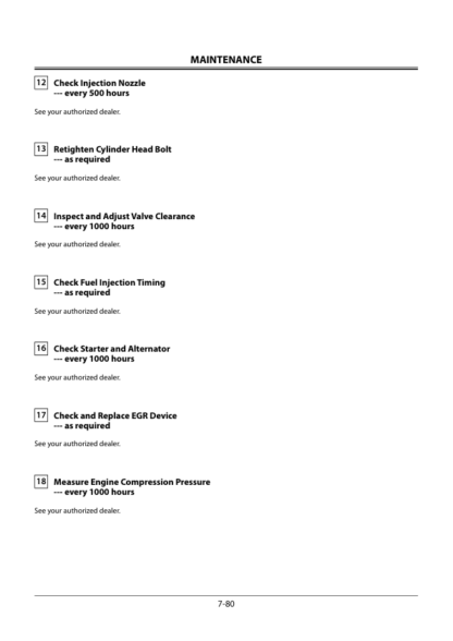 Hitachi 8T Excavator Operators Manual - Image 9