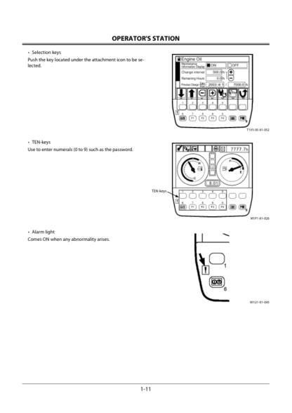 Hitachi 8T Excavator Operators Manual - Image 11