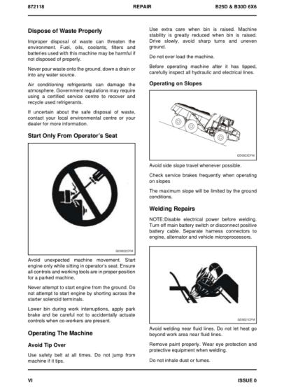 Hitachi AH250 300 Articulated Dump Workshop Manual - Image 6