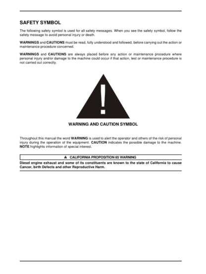 Hitachi AH250 300 Articulated Dump Workshop Manual - Image 4