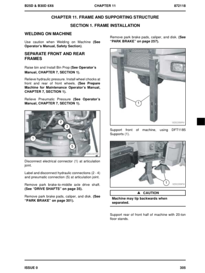 Hitachi AH250 300 Articulated Dump Workshop Manual - Image 11