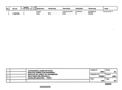 Hitachi EH1700-350HD Truck Parts Catalog Manual - Image 7