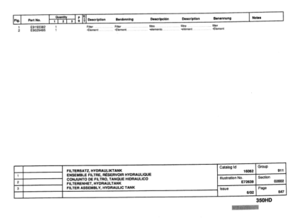 Hitachi EH1700-350HD Truck Parts Catalog Manual - Image 11