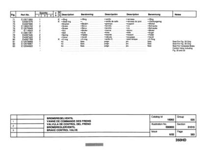 Hitachi EH1700-350HD Truck Parts Catalog Manual - Image 9