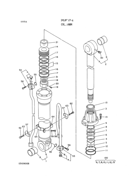 Hitachi EX120 Excavator Equipment Parts Catalog - Image 7
