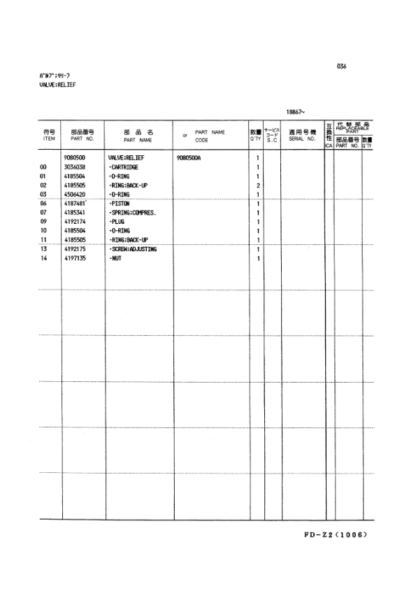 Hitachi EX120 Hydraulic Excavator Equipment Components Parts - Image 7