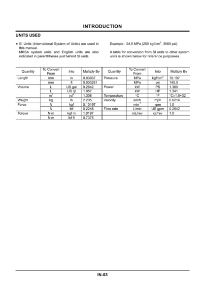Hitachi EX1200-5D Excavator Troubleshooting Manual - Image 5