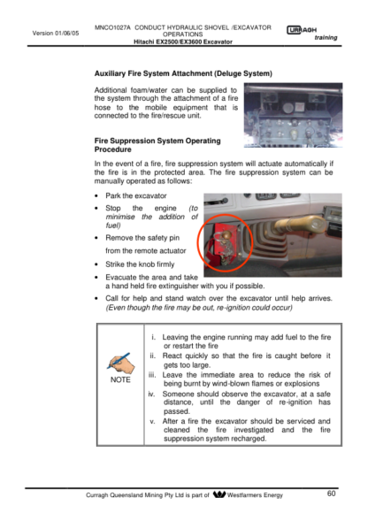 Hitachi EX2500 EX3600 Excavator Operation Manual - Image 10