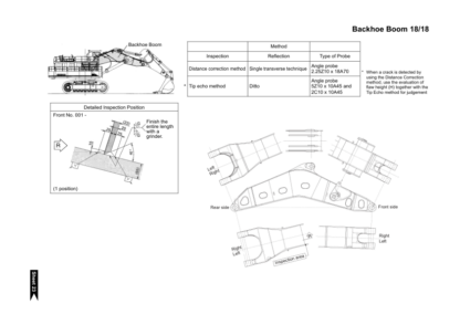 Hitachi EX5600-6 Excavator Ultra-sonic Inspection Manual - Image 9