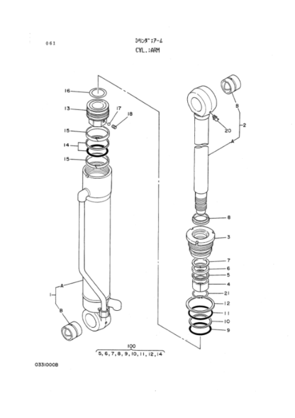 Hitachi EX60 Excavator Equipment Components Parts - Image 11