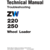 Hitachi ZW220 250 Wheel Loader Troubleshooting Manual - Image 2
