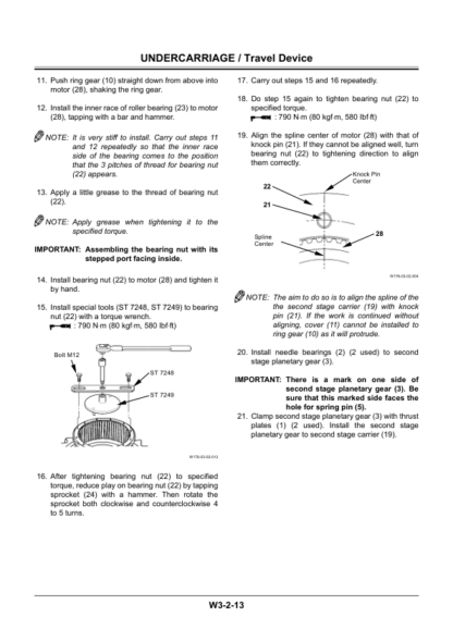 Hitachi ZX 110 110M 120 130 125US 135US 135UR Technical Manual - Image 6