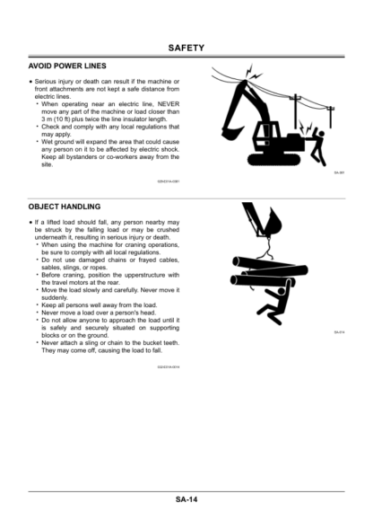 Hitachi ZX 110 110M 120 130 125US 135US 135UR Technical Manual - Image 9