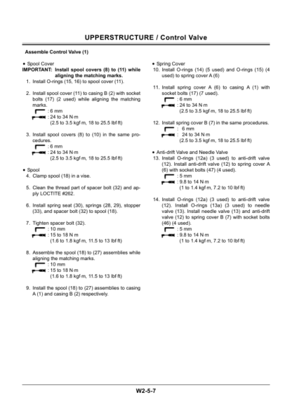 Hitachi Zaxis 330 330LC 350H 350LCH 370 MTH Excav Workshop Manual - Image 6