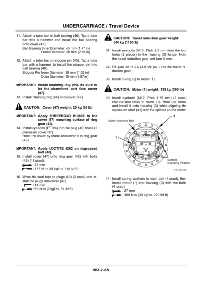 Hitachi Zaxis 330 330LC 350H 350LCH 370 MTH Excav Workshop Manual - Image 8