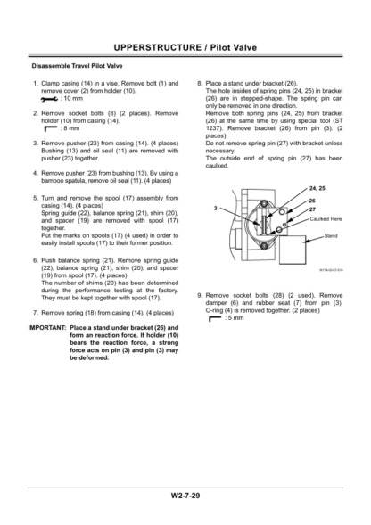 Hitachi Zaxis 330 330LC 350H 350LCH 370 MTH Excav Workshop Manual - Image 7