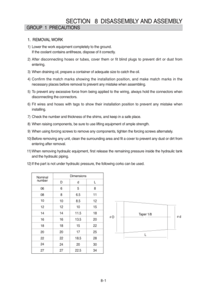 Hyundai R380LC-9SH Excavator Service Manual - Image 12