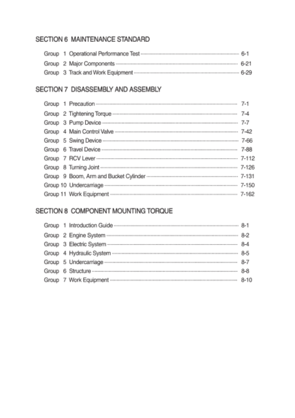 Hyundai R80CR-9A Excavator Service Manual - Image 3