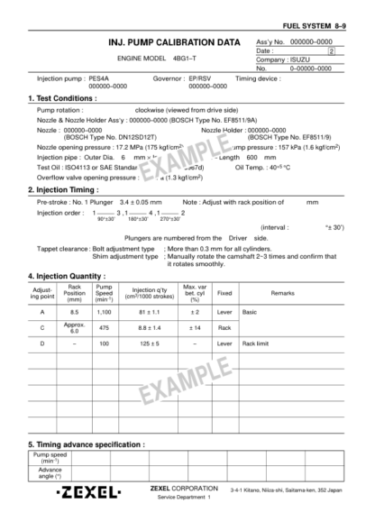 Isuzu AA-4BG1T, AA-6BG1,BB-4BG1T, BB-6BG1T Workshop Manual - Image 10