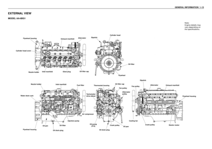 Isuzu AA-4BG1T, AA-6BG1,BB-4BG1T, BB-6BG1T Workshop Manual - Image 6