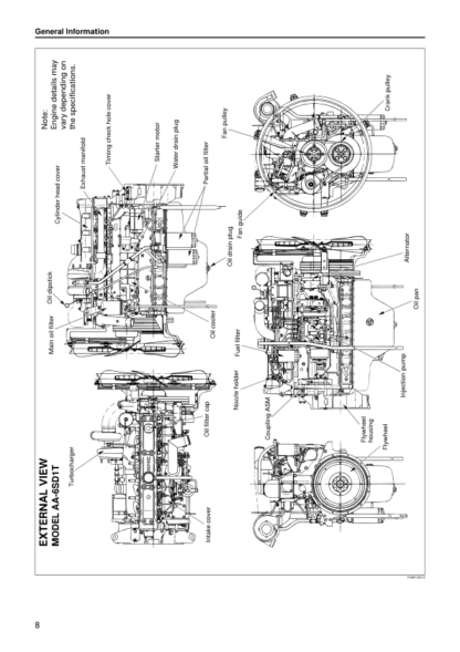Isuzu AA-6SD1T Workshop Manual - Image 4