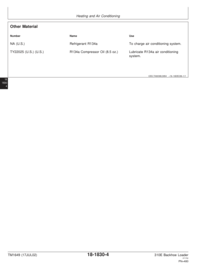 John Deere 310E Backhoe Loader Repair Manual - Image 10