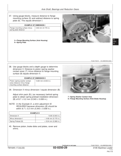 John Deere 310E Backhoe Loader Repair Manual - Image 6