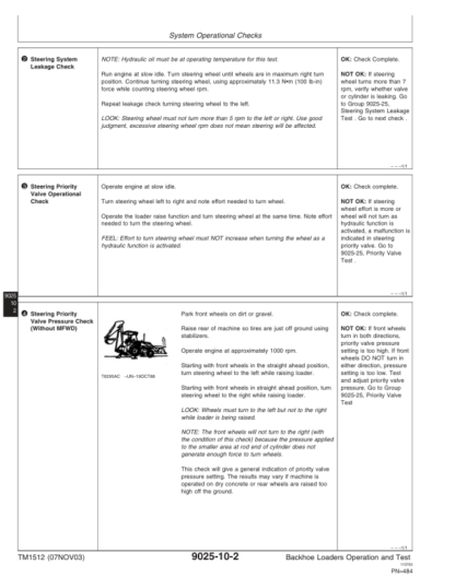 John Deere 410D 510D Backhoe Loader Operation and Test Manual - Image 10