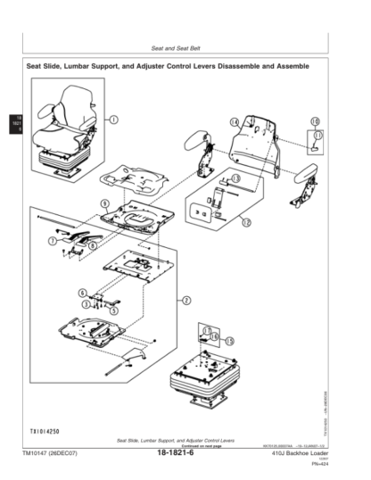 John Deere 410J Backhoe Loader Repair Manual 2 - Image 9