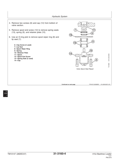 John Deere 410J Backhoe Loader Repair Manual 2 - Image 11