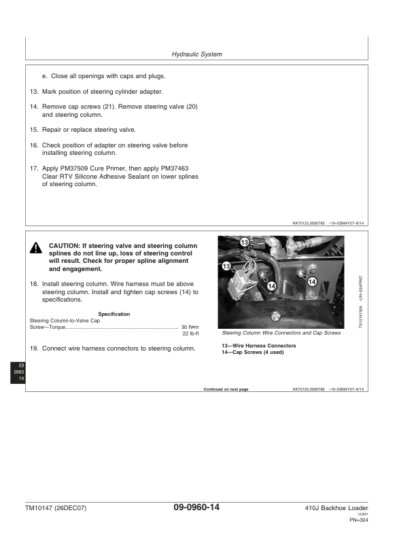 John Deere 410J Backhoe Loader Repair Manual 2 - Image 8