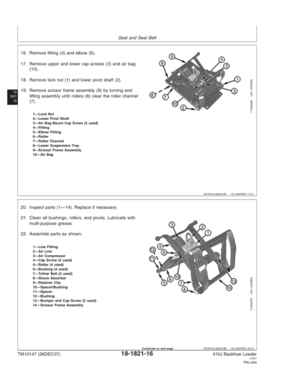 John Deere 410J Backhoe Loader Repair Manual 2 - Image 10