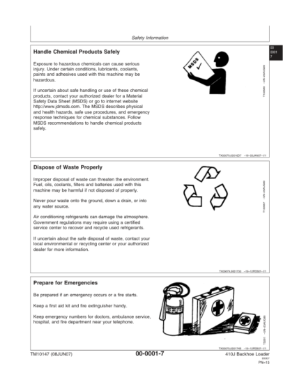 John Deere 410J Backhoe Loader Repair Manual - Image 7