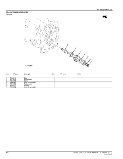 John Deere 5075E Tractors Parts Catalog - Image 6