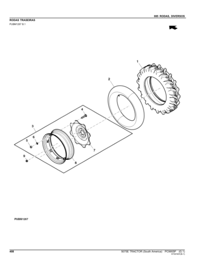 John Deere 5075E Tractors Parts Catalog - Image 8