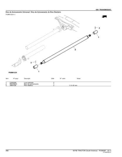 John Deere 5075E Tractors Parts Catalog - Image 7