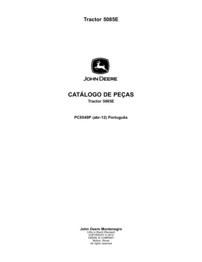 John Deere 5085E Tractors Parts Catalog - Image 2