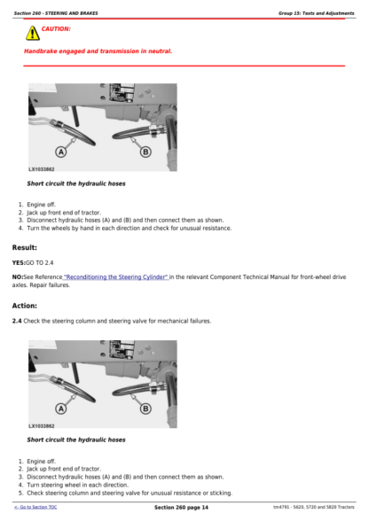 John Deere 5620 5720 5820 Tractor Service Manual - Image 6