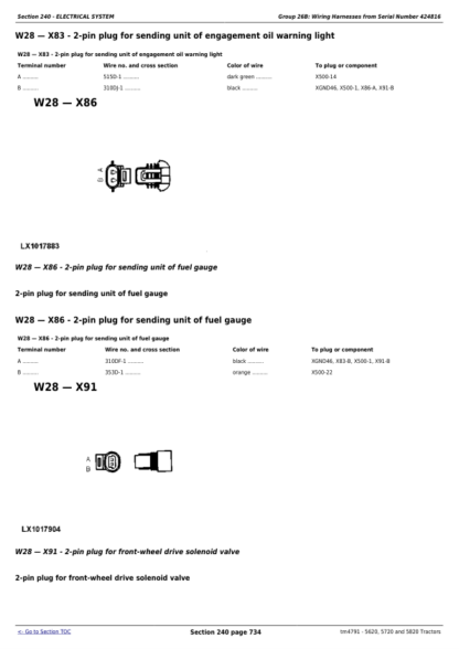 John Deere 5620 5720 5820 Tractor Service Manual - Image 10