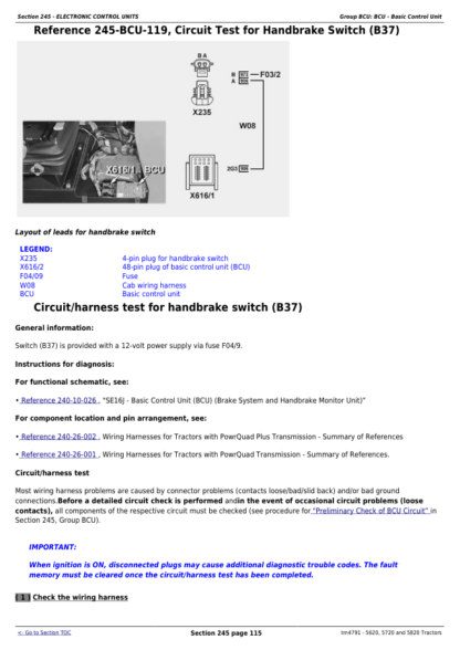John Deere 5620 5720 5820 Tractor Service Manual - Image 11