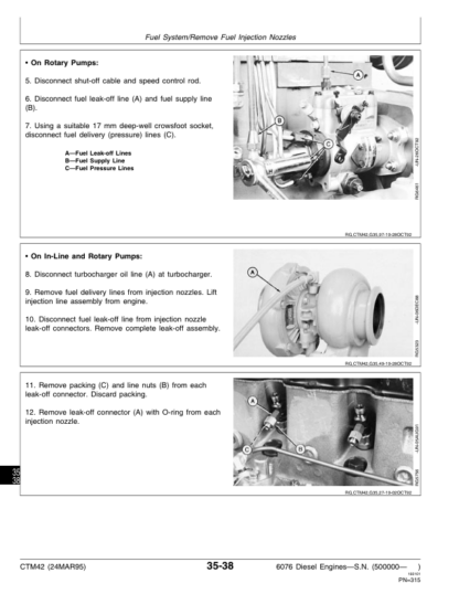John Deere 6076 Diesel Engines Component Technical Manual - Image 12