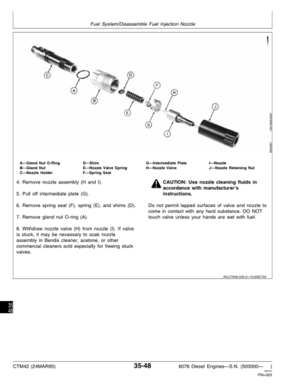 John Deere 6076 Diesel Engines Component Technical Manual - Image 13