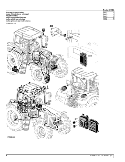 John Deere 6110J Tractors Parts Catalog - Image 4