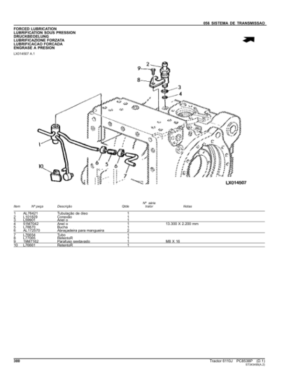 John Deere 6110J Tractors Parts Catalog - Image 6