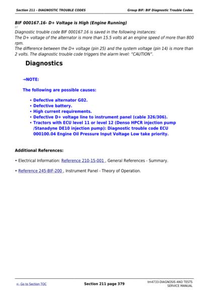 John Deere 6120 6220 6320 6420 6120L 6220L 6320L 6420L 6520L Tractor Diagnosis and Test Manual - Image 7