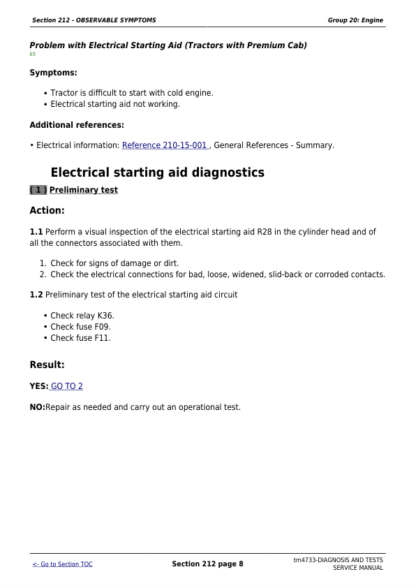 John Deere 6120 6220 6320 6420 6120L 6220L 6320L 6420L 6520L Tractor Diagnosis and Test Manual - Image 5
