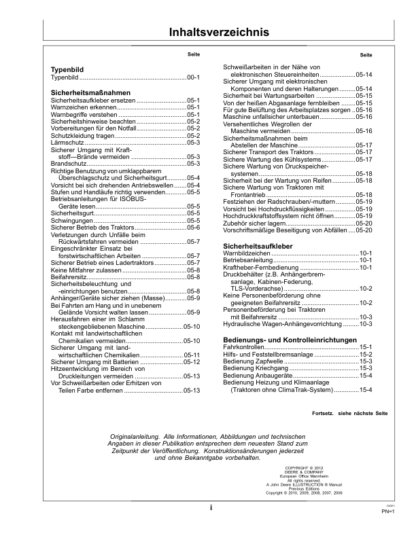 John Deere 6230 6330 6430 Premium Tractor Operators Manual - Image 5