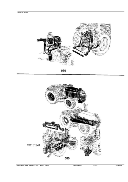 John Deere 6300 6500 6600 Tractors Parts Catalog - Image 5